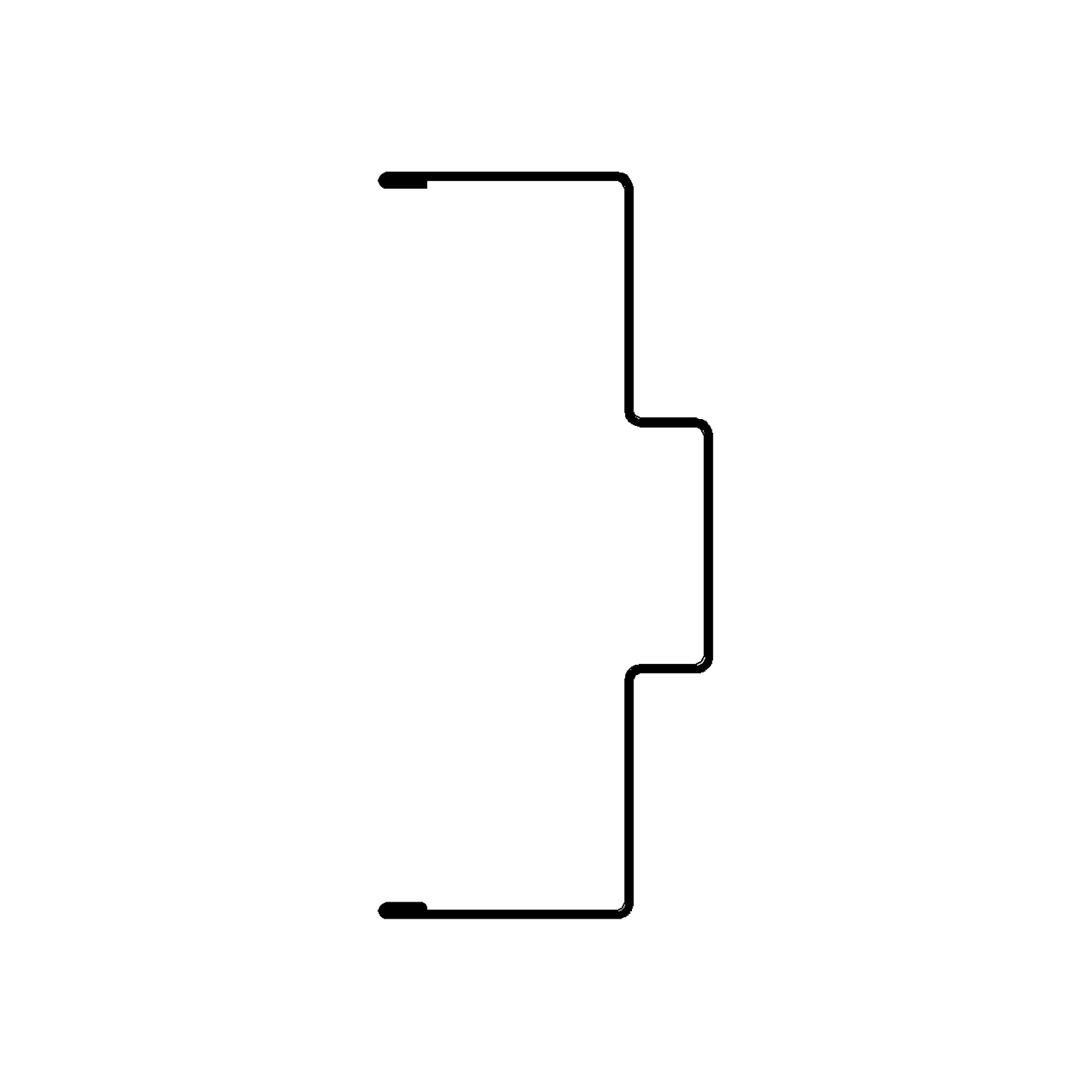 HER - Hemmed Return Equal Rabbet Profile